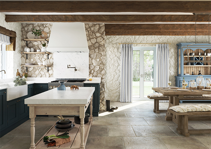 Laurel Stripe, Navy - Made to Measure Curtains - Image 14